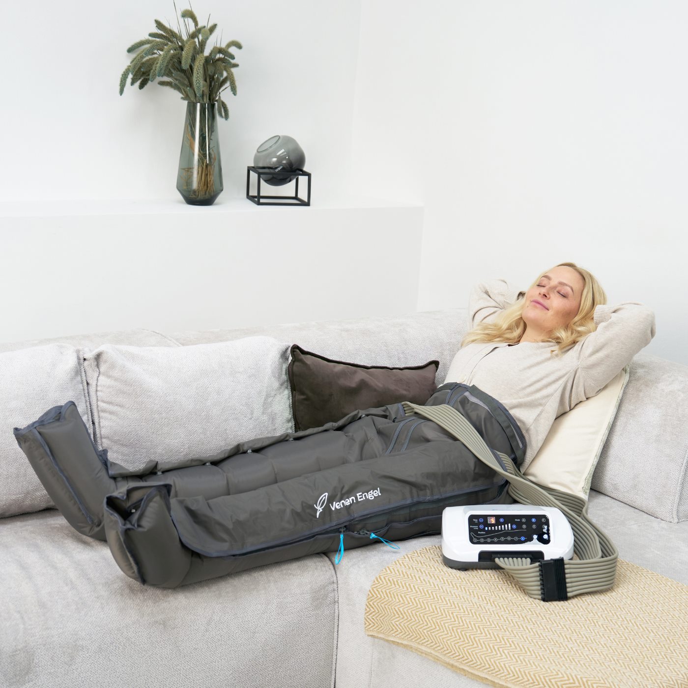 Lymphdrainage mit Venen Engel 8 Premium und Lymph-Flow Pants